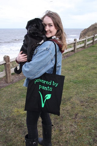 deluxe tot bag powered by plants Powered by plants tote bag