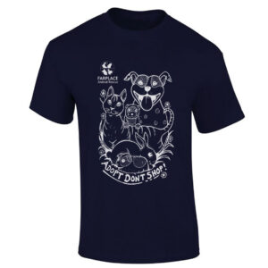 Navy Adopt Don't Shop T Shirt